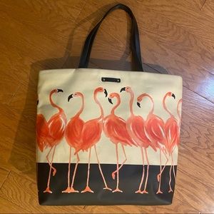 Kate Spade Walk on the Wild Side Flamingo Tote / Purse